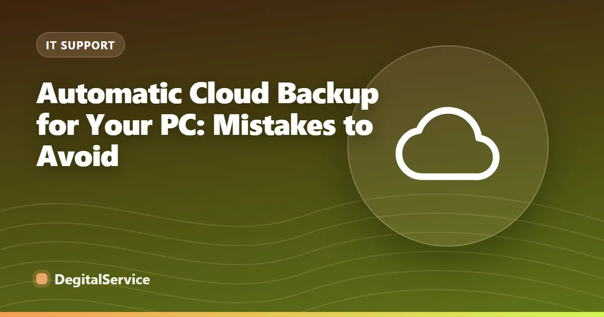 Automatic Cloud Backup for Your PC