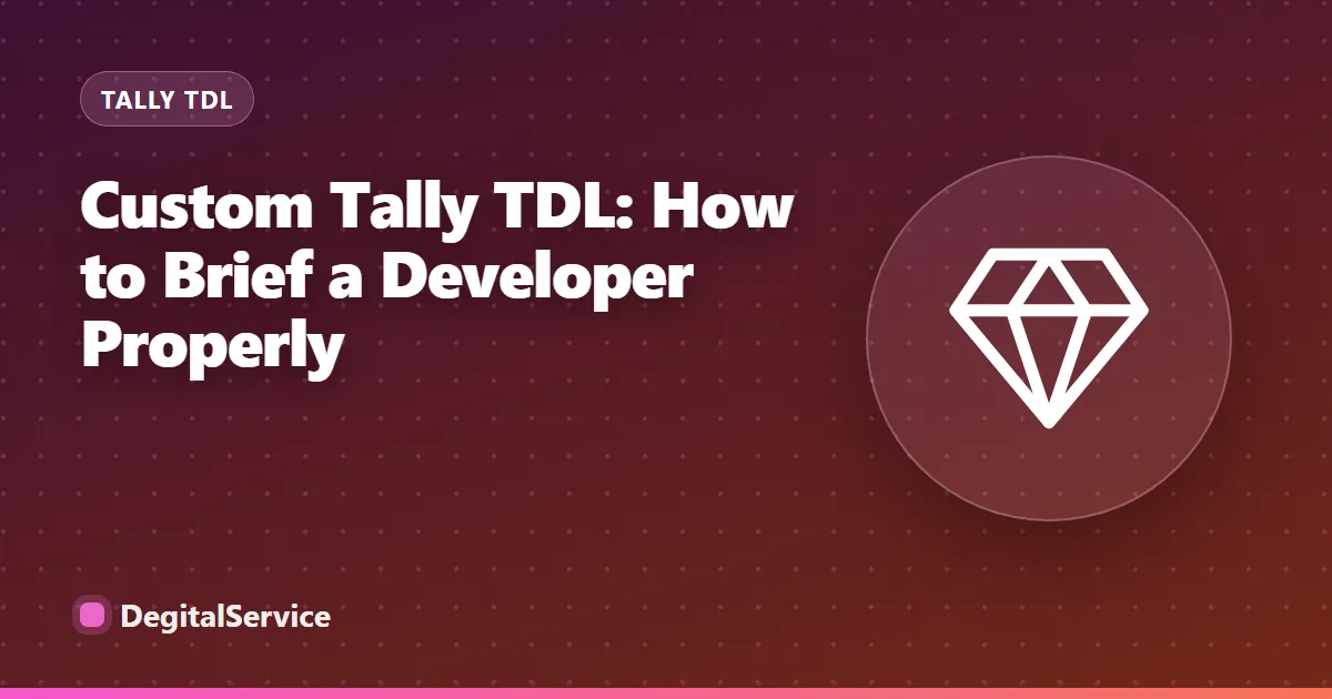 Custom Tally TDL