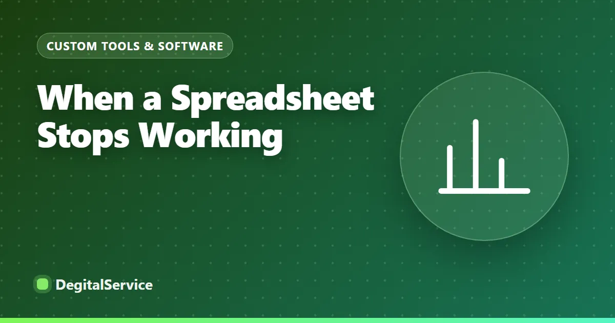 When a Spreadsheet Stops Working