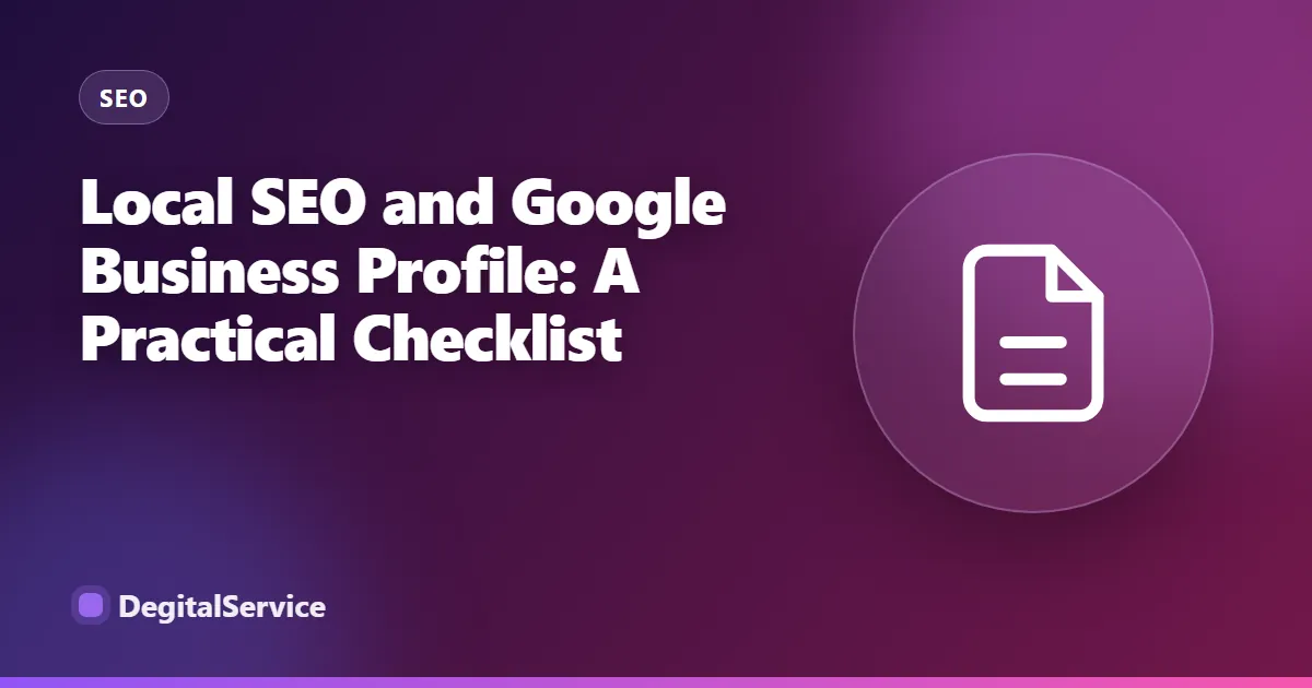 Local SEO and Google Business Profile