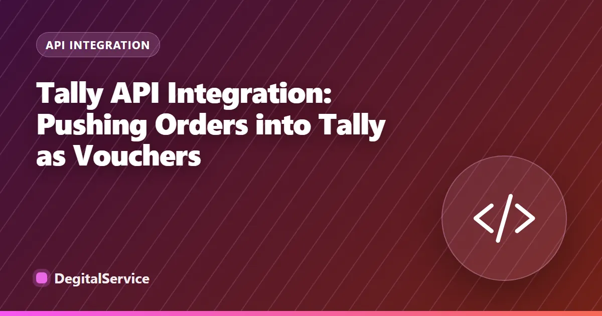 Tally API Integration