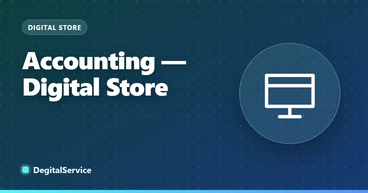 Accounting digital products