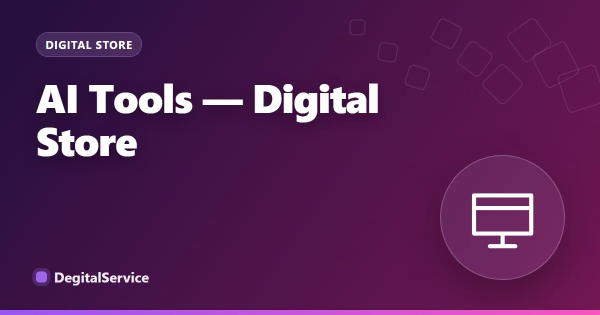 AI Tools digital products