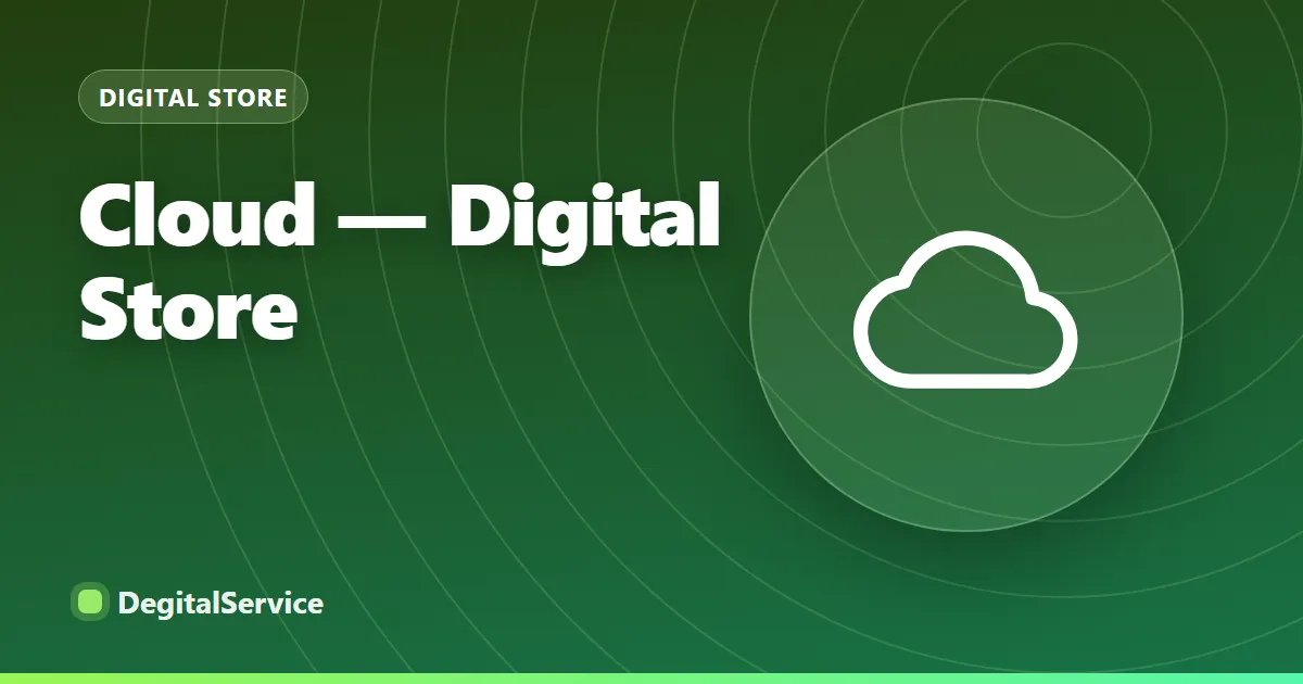 Cloud digital products